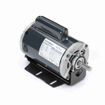 Leeson General Purpose Motor, 1 HP, 1 phase, 3600 RPM, 115/208-230 V, 56 Frame, ODP C1157